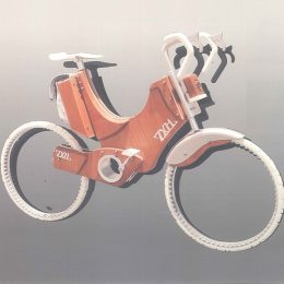 《“扁平化”自行车设计》